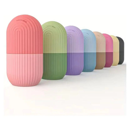 Face Ice Roller & Capsule Mold for Cooling Massage - Ageless pro